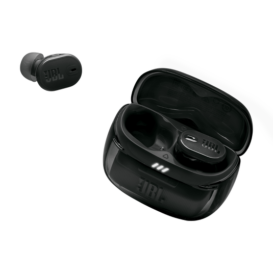 JBL Tune Buds 2 Ghost Edition - Ghost Black - True Wireless Noise Cancelling Earbuds - Detailshot 2 image number null